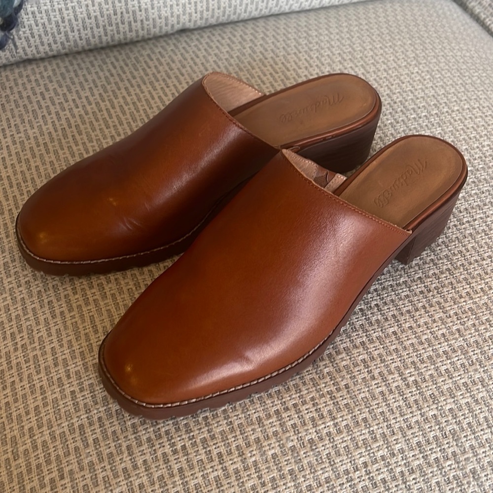 Madewell Mindy lugsole mule, 9.5